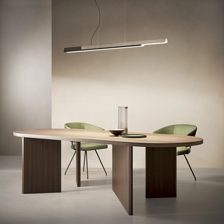 Suspension DALA LINEAR Sable / bois  KDLN