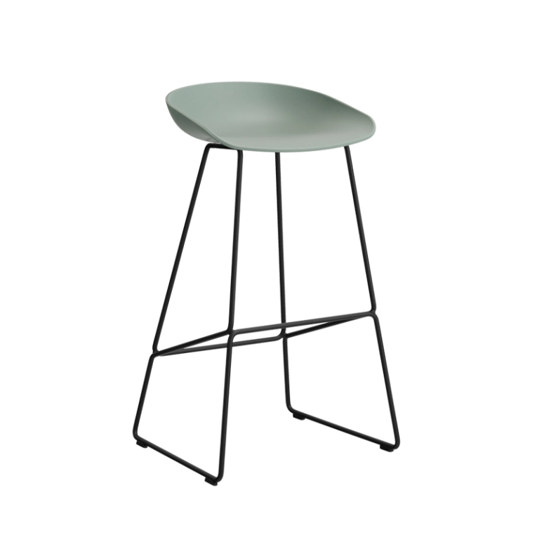 Tabouret haut ABOUT A STOOL AAS 38 H75 Fall green HAY