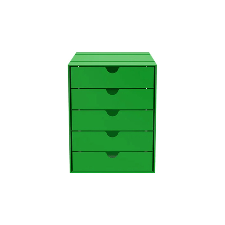 Petit rangement Boite USM INOS 5 tiroirs Vert USM USM HALLER