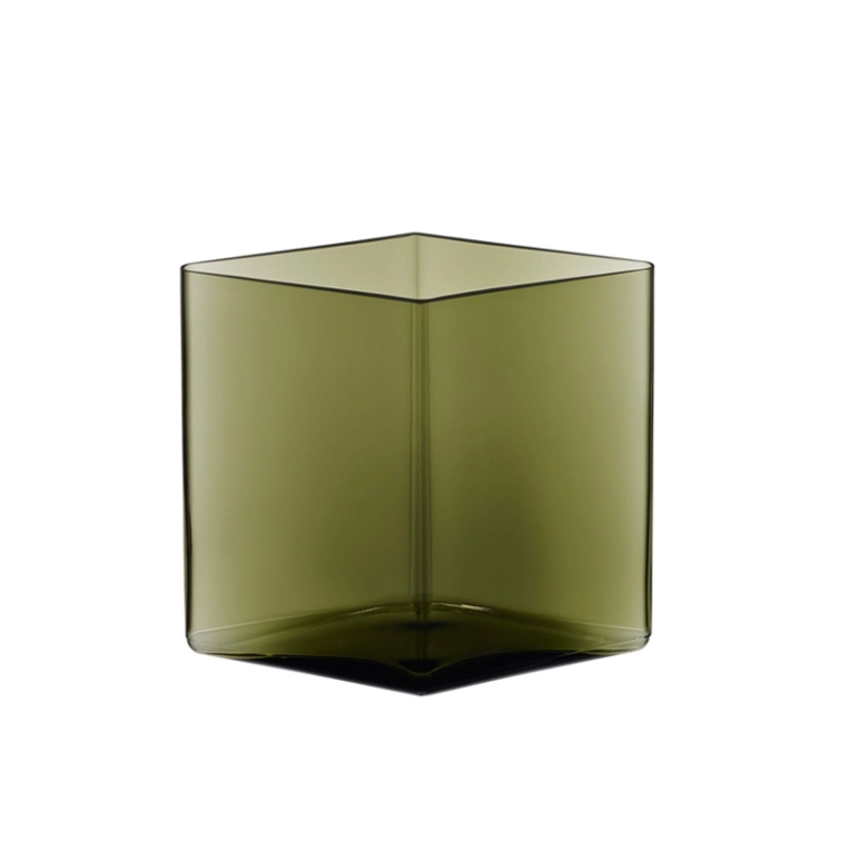 Vase Vase RUUTU L 20,5 x H 18 Vert mousse IITTALA