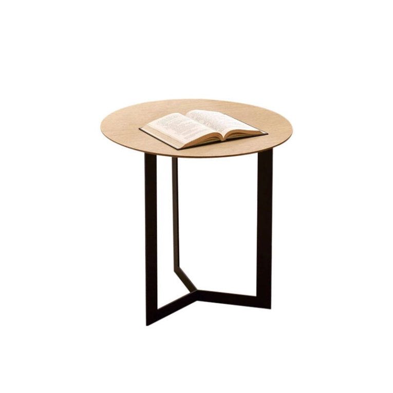 Table d'appoint guéridon KABI H 50 Chêne naturel TREKU