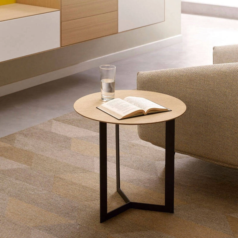 Table d'appoint guéridon KABI H 50 Chêne naturel TREKU