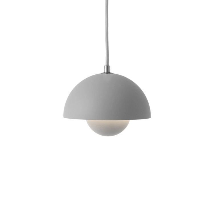 Suspension FLOWERPOT VP10 Gris clair mat AND TRADITION