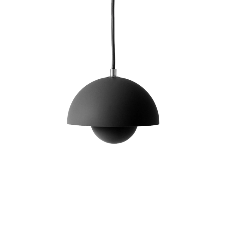 Suspension FLOWERPOT VP10 Noir mat AND TRADITION
