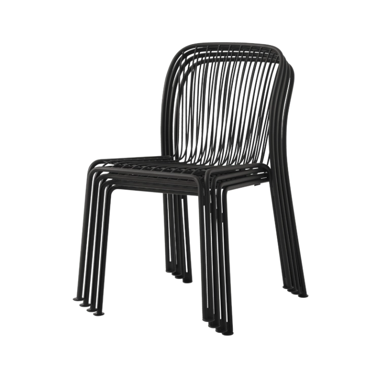 Chaise extérieur Chaise THORVALD SC94 Noir AND TRADITION
