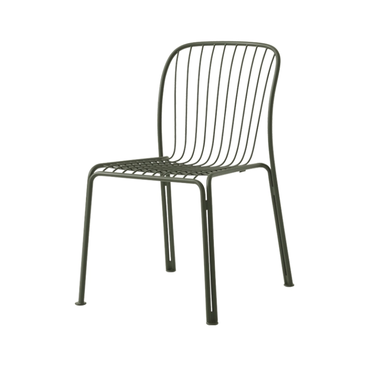 Chaise extérieur Chaise THORVALD SC94 Vert bronze AND TRADITION