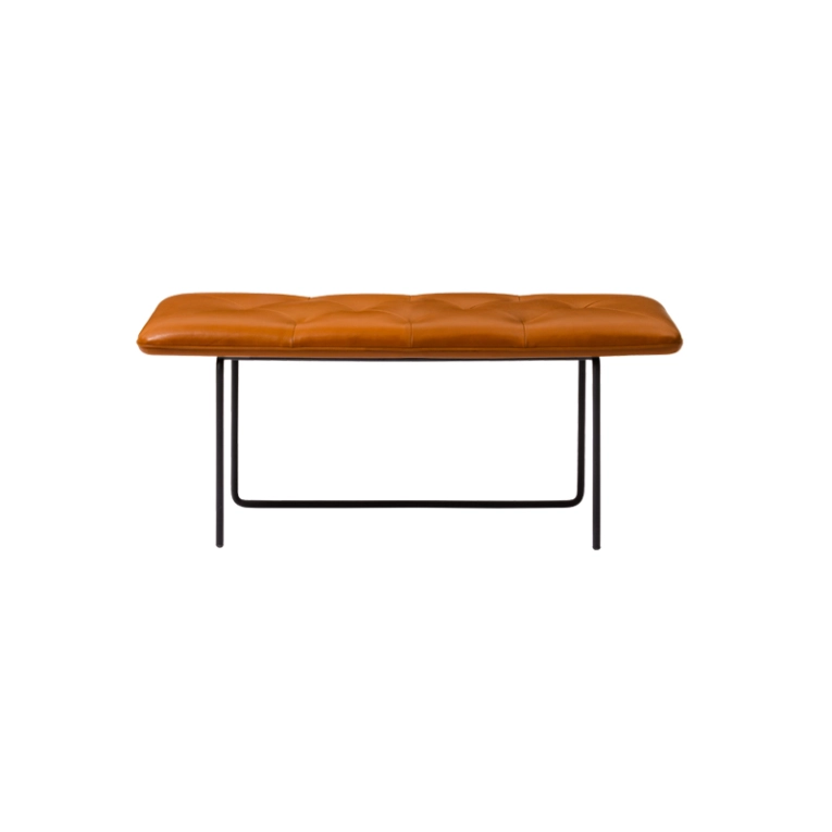 Banc TIP TOE Medium Cuir Parma cognac WENDELBO
