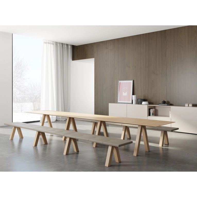 Table TRESTLE SIMPLE Chêne naturel VICCARBE