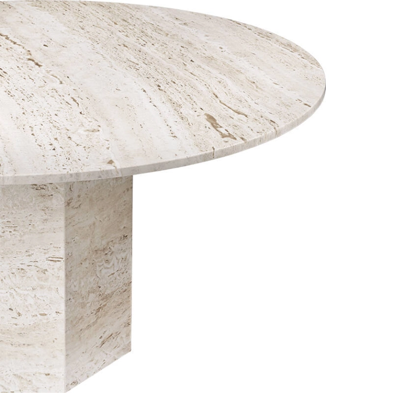 Table EPIC DINING Blanc neutre GUBI