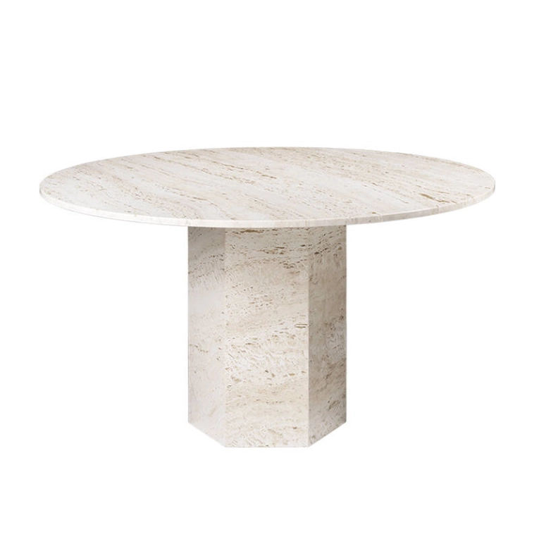 Table EPIC DINING Blanc neutre GUBI