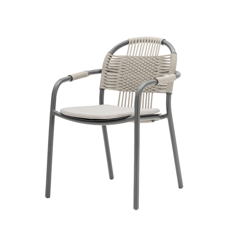 Chaise extérieur Chaise CLEO Gris fossile VINCENT SHEPPARD