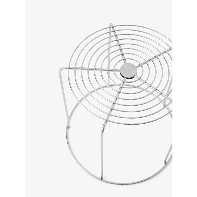 Tabouret WIRE STOOL VP11 Acier inoxydable AND TRADITION