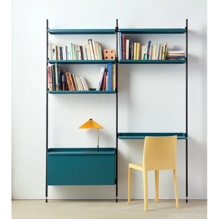 Bureau PIER SYSTEM 12 Bleu/ noir HAY