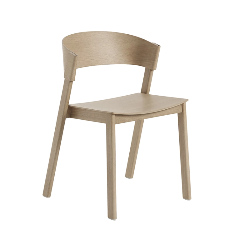 Chaise COVER SIDE CHAIR Chêne MUUTO