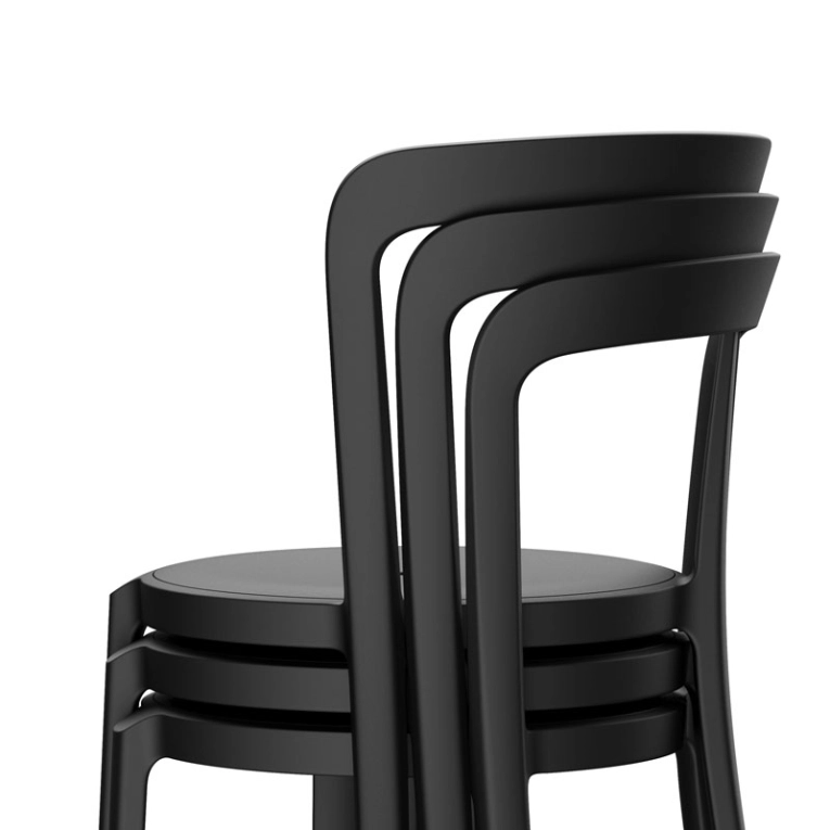 Chaise ON & ON Noir EMECO