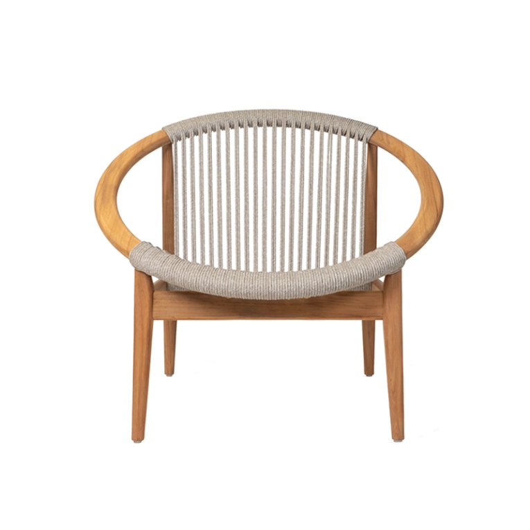 Fauteuil extérieur Fauteuil FRIDA Blanc Dune VINCENT SHEPPARD