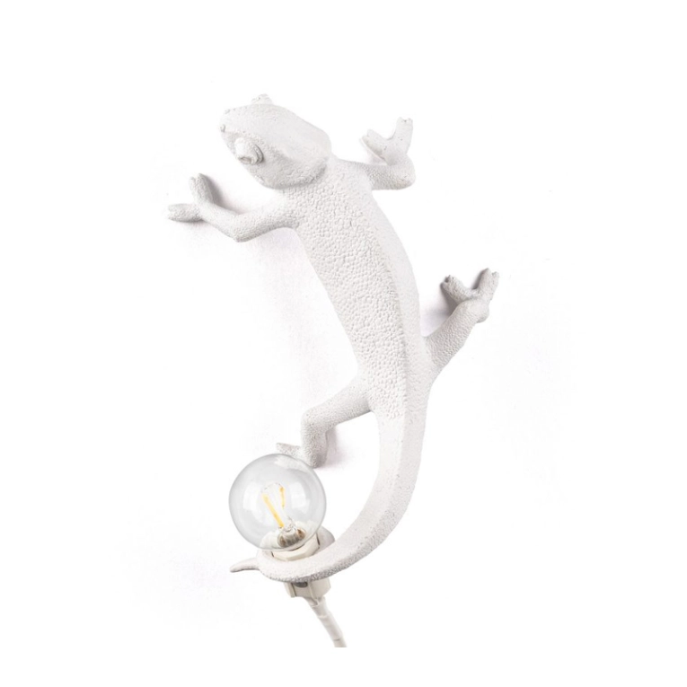 Applique CHAMELEON GOING UP USB Blanc SELETTI