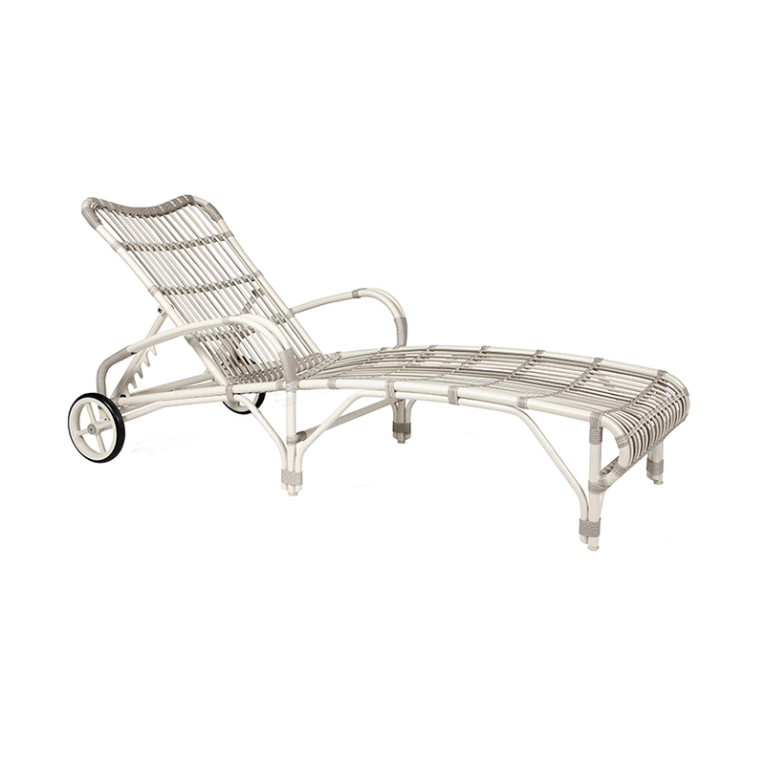 Bain de soleil, chaise longue et hamac Bain de soleil LUCY Blanc cassé VINCENT SHEPPARD