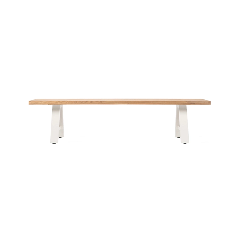 Banc extérieur Banc MATTEO Blanc Dune VINCENT SHEPPARD
