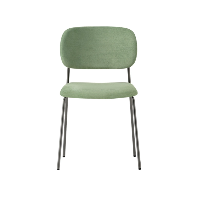 Chaise JAZZ 3719 Lot de 2 Vert G183/ titanium PEDRALI