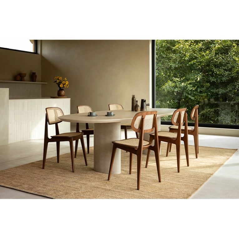 Table ARI ELLIPSE Blanc lunaire VINCENT SHEPPARD