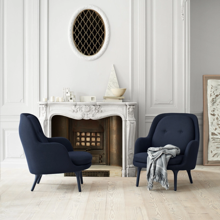 Fauteuil FRI Orange/ rouge 1131 FRITZ HANSEN