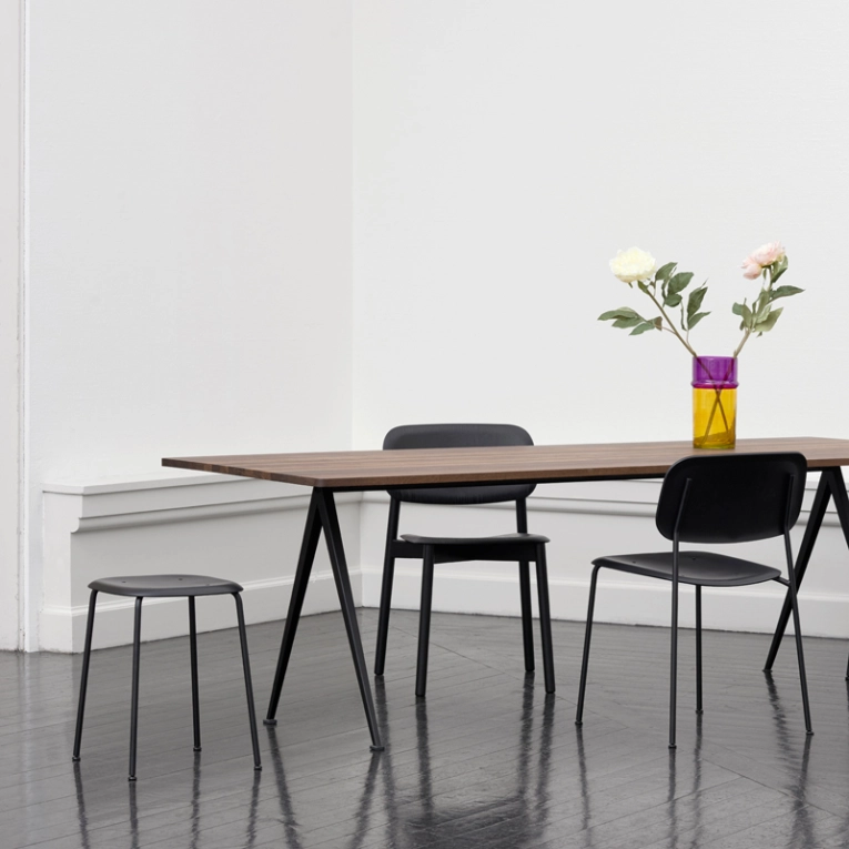 Tabouret SOFT EDGE 70 Noir HAY