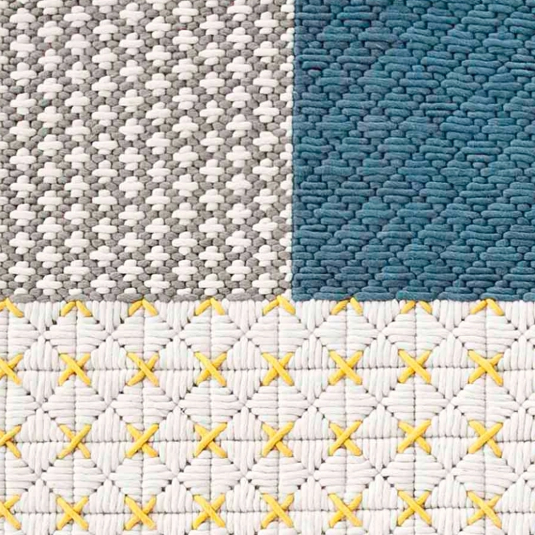 Tapis Tapis SILAÏ Bleu GAN