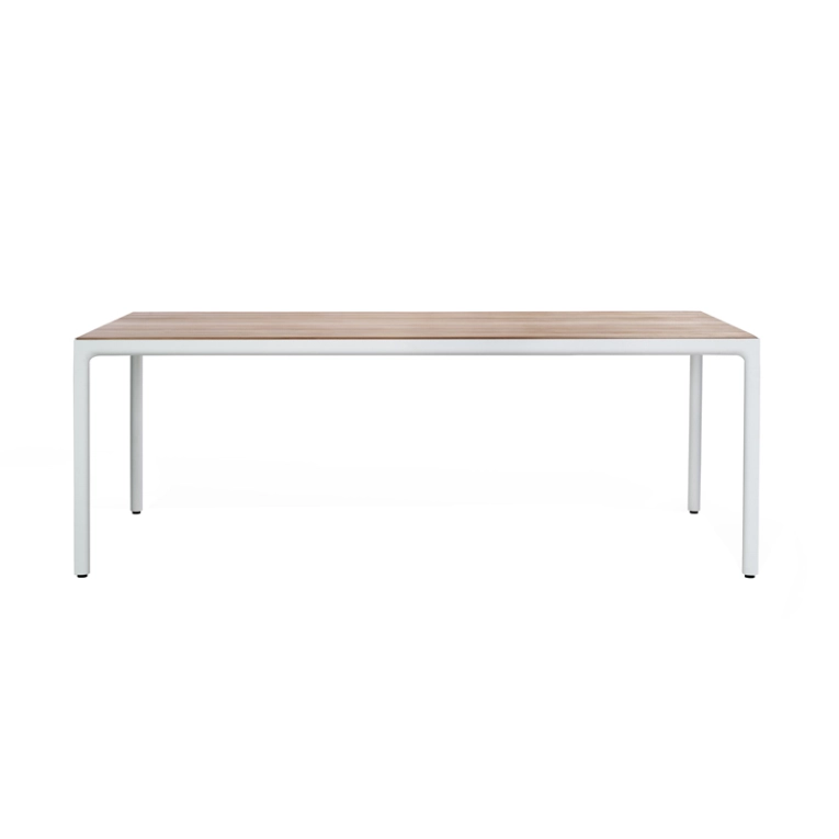 Table extérieur Table ILLUM L 212 Teck/Blanc TRIBU
