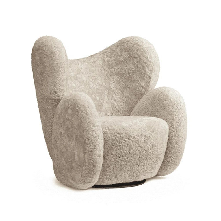 Fauteuil BIG BIG Sheepskin Sheepskin Moonlight NORR11