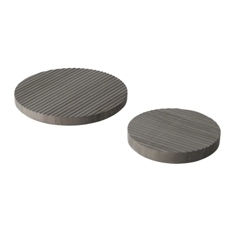 Accessoire de cuisine Dessous de plat rond GROOVE Gris MUUTO