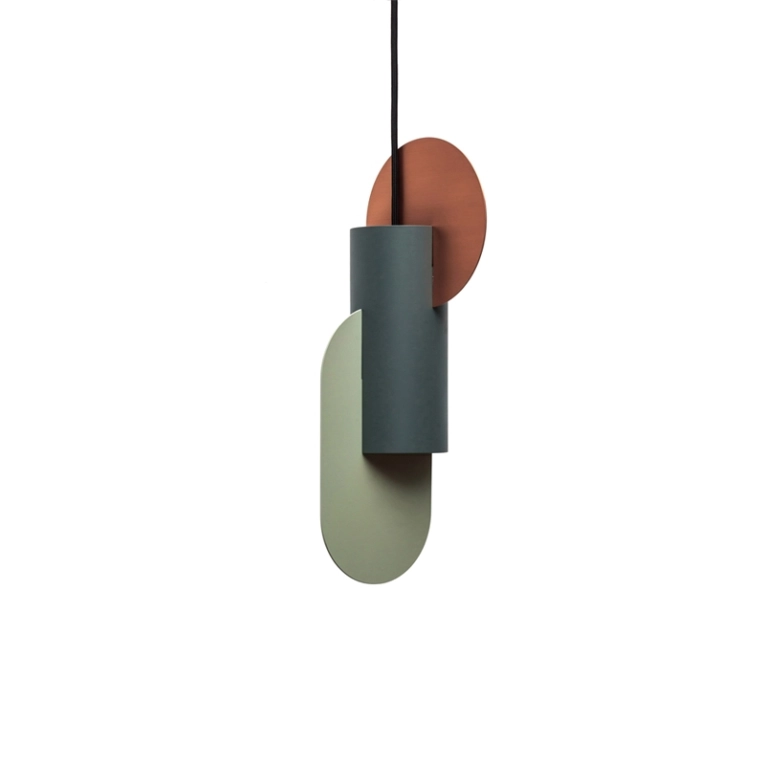 Suspension SUPREMATIC CS1 TWO Cuivre, vert pin, vert sauge NOOM HOME