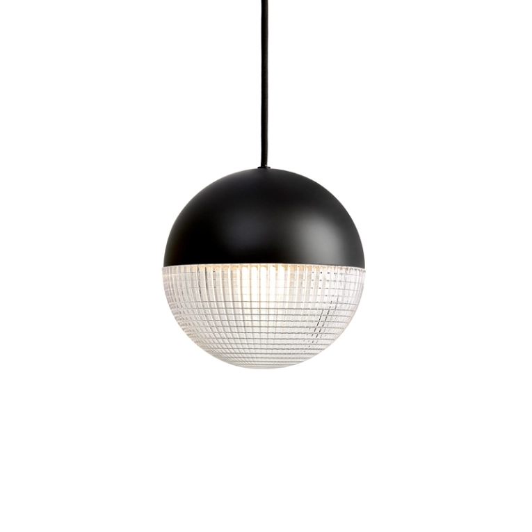 Suspension LITTLE LENS FLAIR Noir mat LEE BROOM