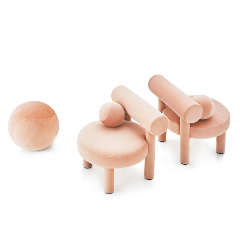 Siège enfant Pouf enfant BABY SPHERIC OTTOMAN Venus Velvet 2934 NOOM HOME