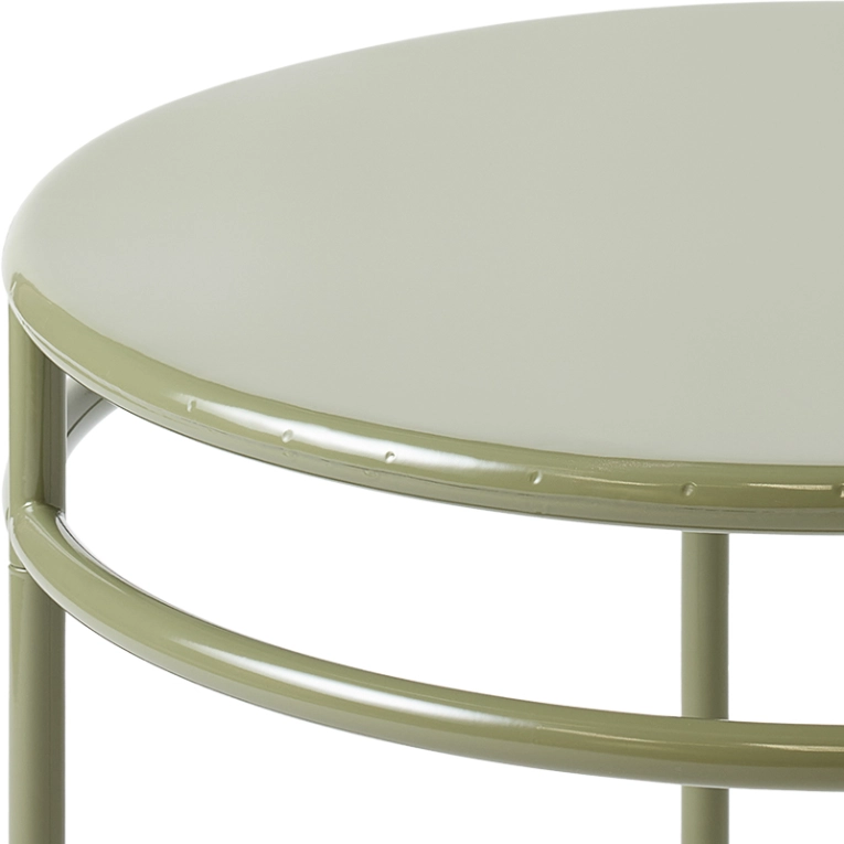 Table basse T37 Ø80 Vert jonc TOLIX