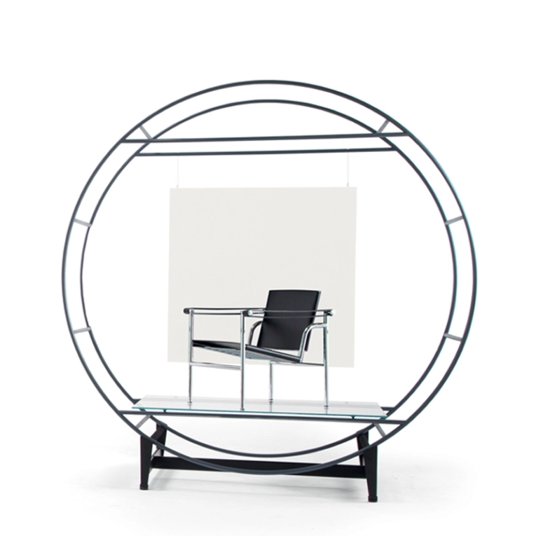Fauteuil LC1 Fauteuil dossier basculant Noir CASSINA