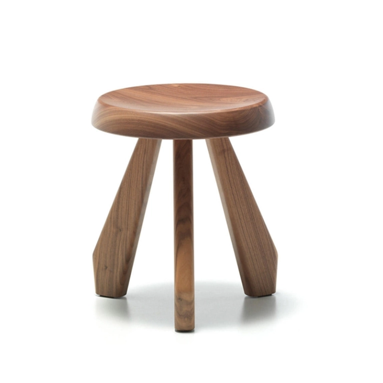 Tabouret 523 MERIBEL Noyer CASSINA