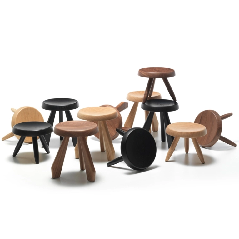 Tabouret 523 MERIBEL Chêne CASSINA