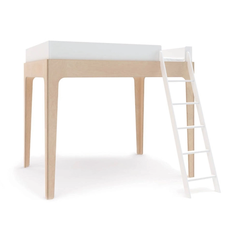 Lit enfant Lit mezzanine PERCH Blanc/ bouleau OEUF NYC