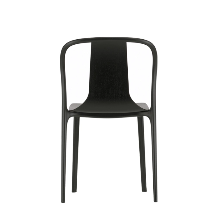 Chaise BELLEVILLE CHAIR bois Noir VITRA