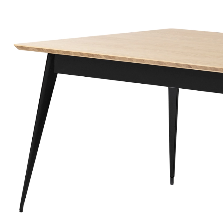 Table Table 55 200x95 plateau chêne Noir TOLIX