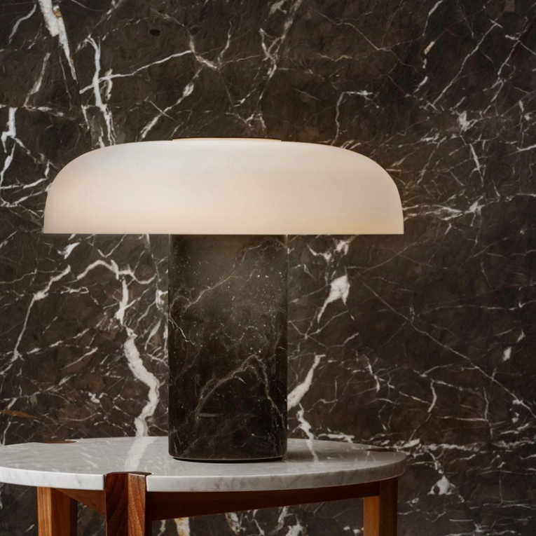 Lampe à poser TROPICO Marbre noir FONTANA ARTE
