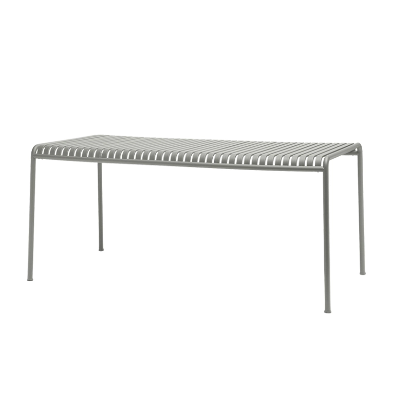 Table extérieur PALISSADE 170x90 Gris clair HAY