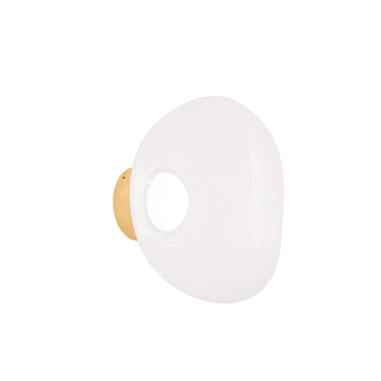 Applique MELT MINI SURFACE LED Opalin/ Or TOM DIXON