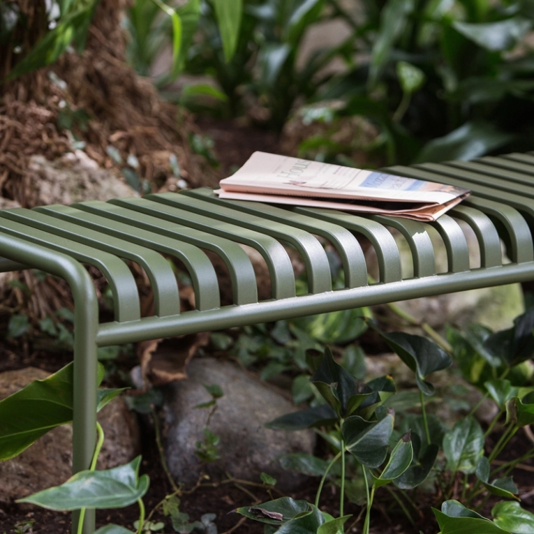 Banc PALISSADE L120 Vert olive HAY