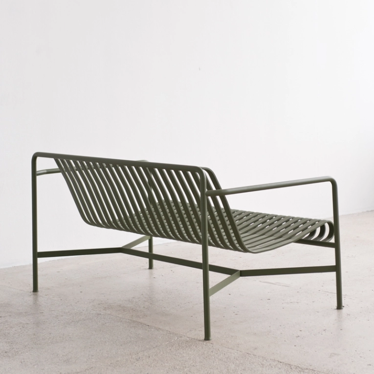 Banc PALISSADE LOUNGE L139 Vert olive HAY