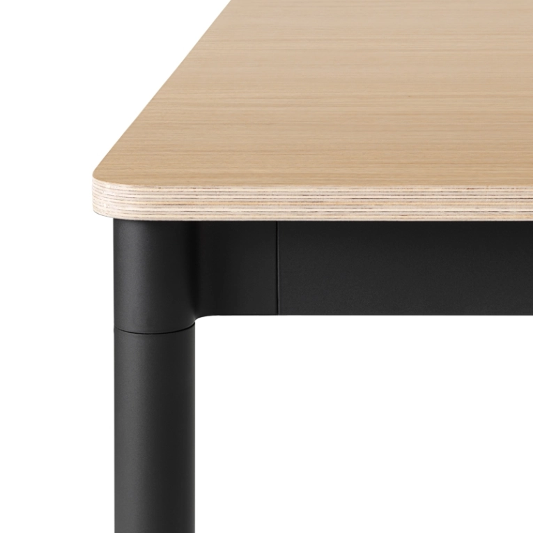 Table BASE TABLE chêne Noir MUUTO