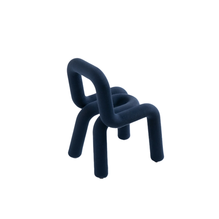 Siège enfant Chaise enfant MINI BOLD Bleu foncé MOUSTACHE