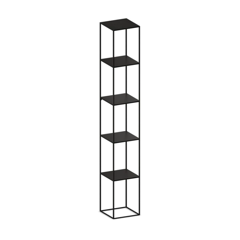 Etagère SLIM IRONY COLUMN Noir cuivré sablé ZEUS