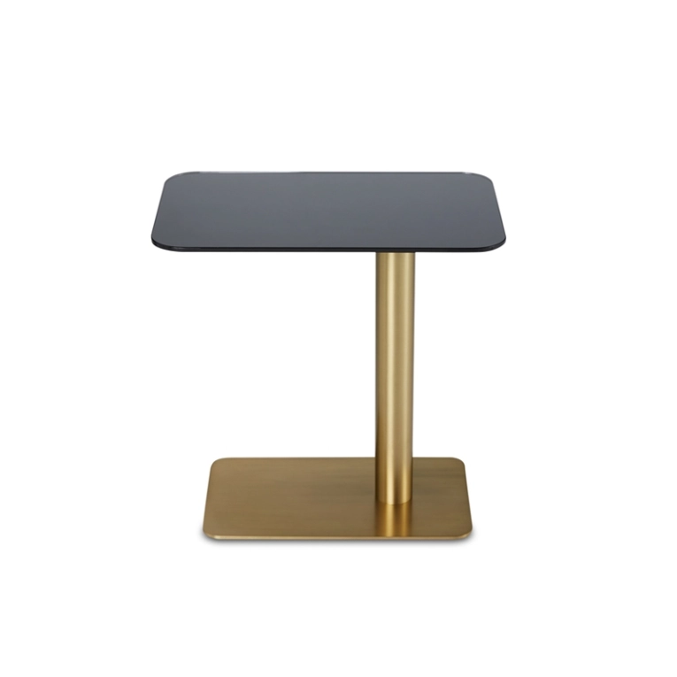 Table d'appoint guéridon FLASH Rectangle Laiton TOM DIXON